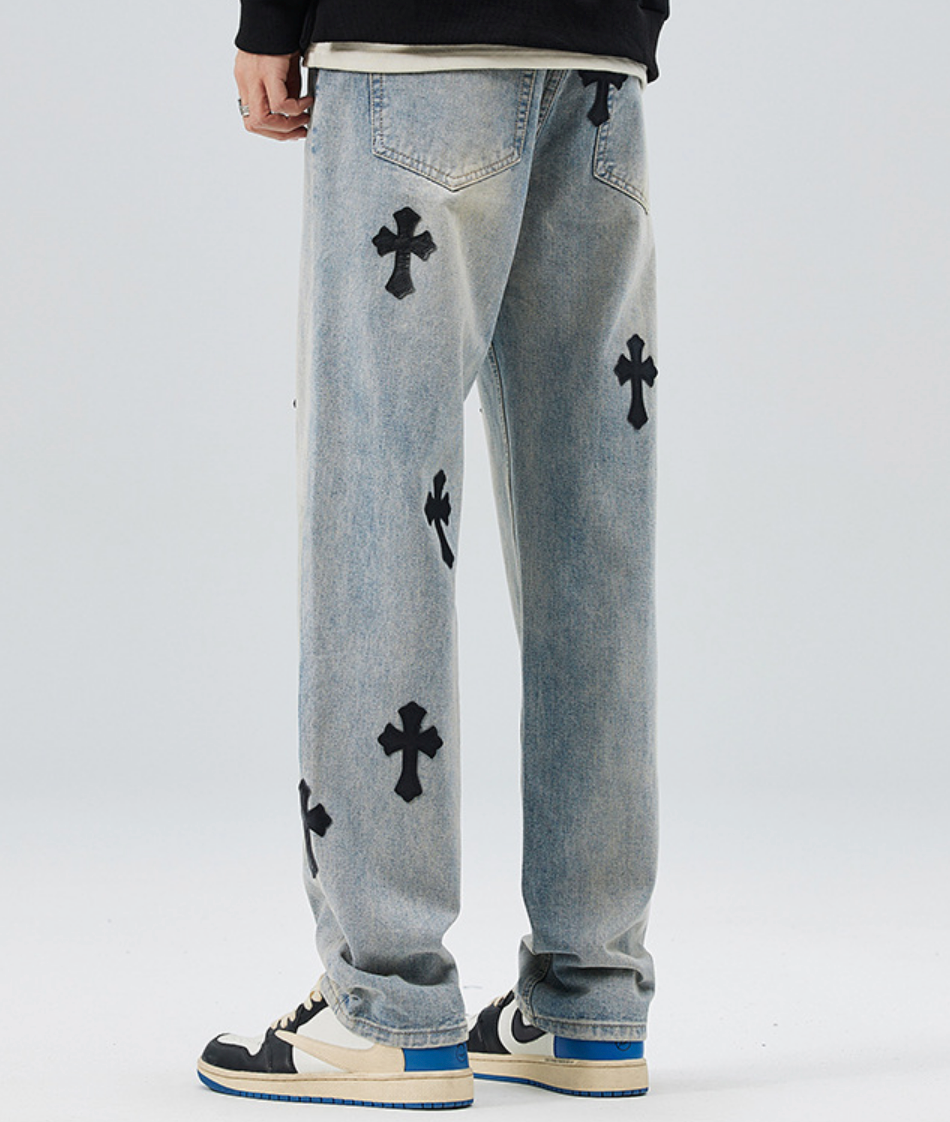 【GR48】Cross Denim Blue