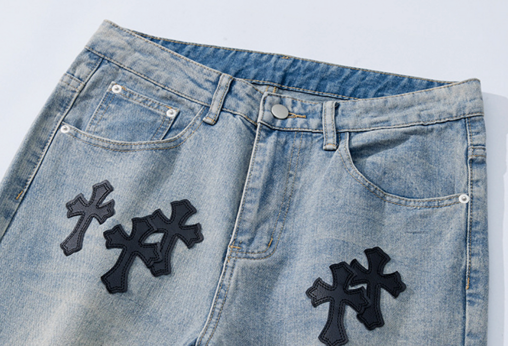 【GR48】Cross Denim Blue