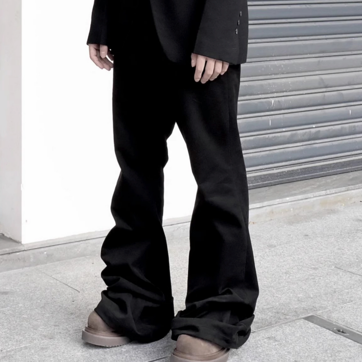 【GR129】Boots Cut Flare Denim
