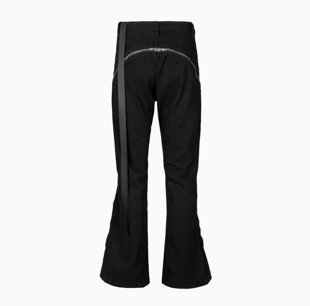 【GR128】Zip-up Flare Denim