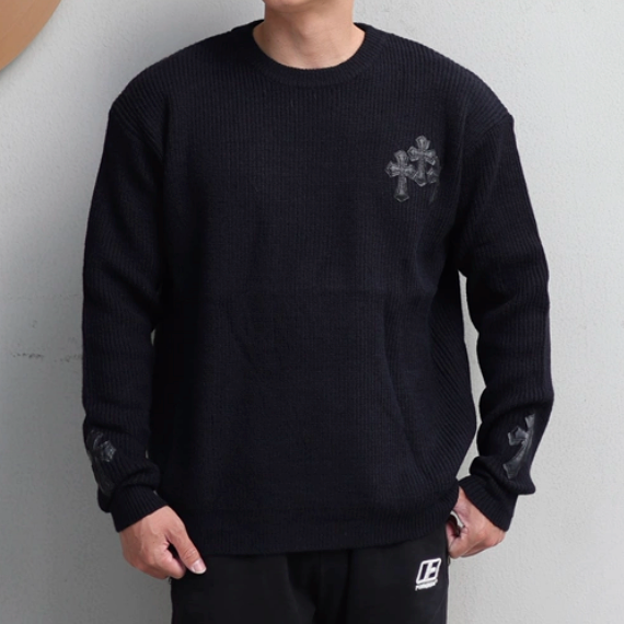 【GR131】Cross Patch Knit