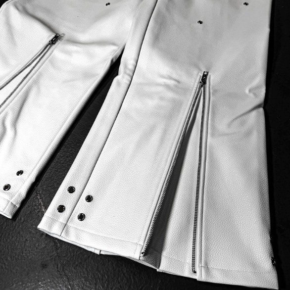 【GR133】Spyder Leather Fur Pants