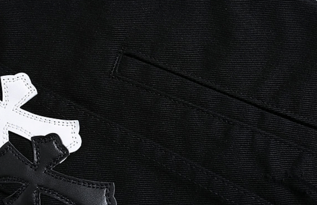 【GR134】Cross Patch Denim Jacket