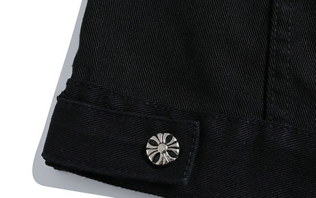 【GR134】Cross Patch Denim Jacket
