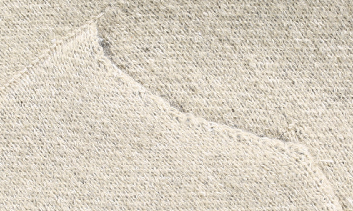 【GR135】Back Bone Knit Hoodie