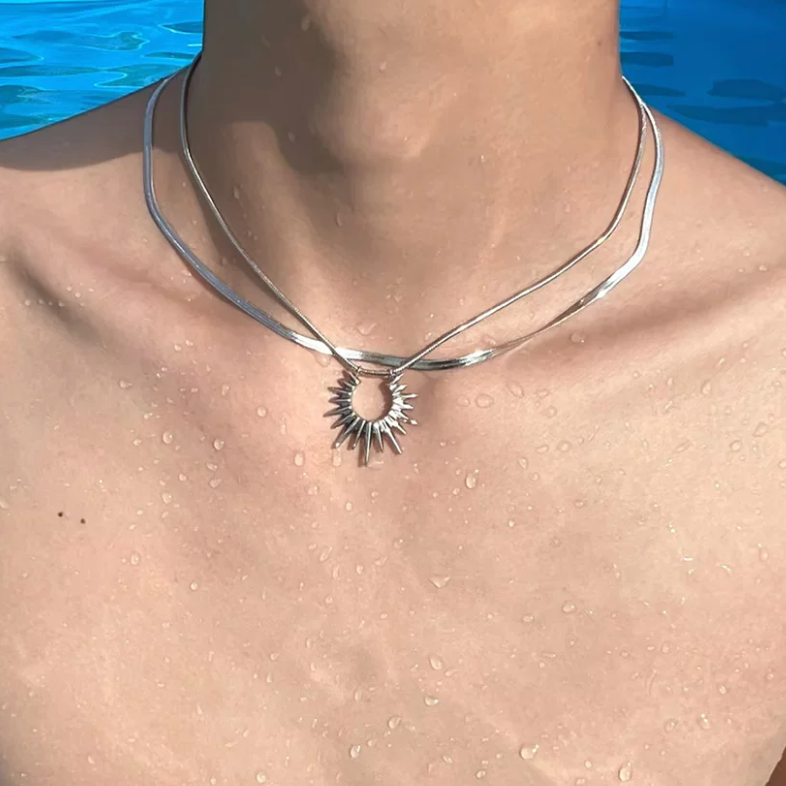 【GH02】Nova Spike Necklace S925