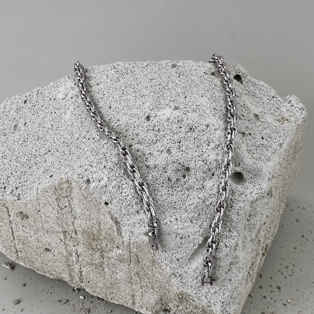 【GH03】Heavy Grind Rope Necklace S925