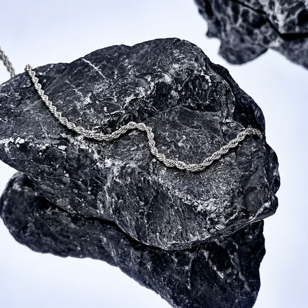 【GH06】Torque Rope Necklace S925
