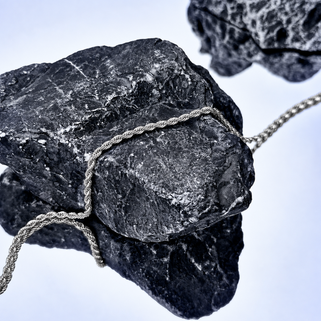 【GH06】Torque Rope Necklace S925