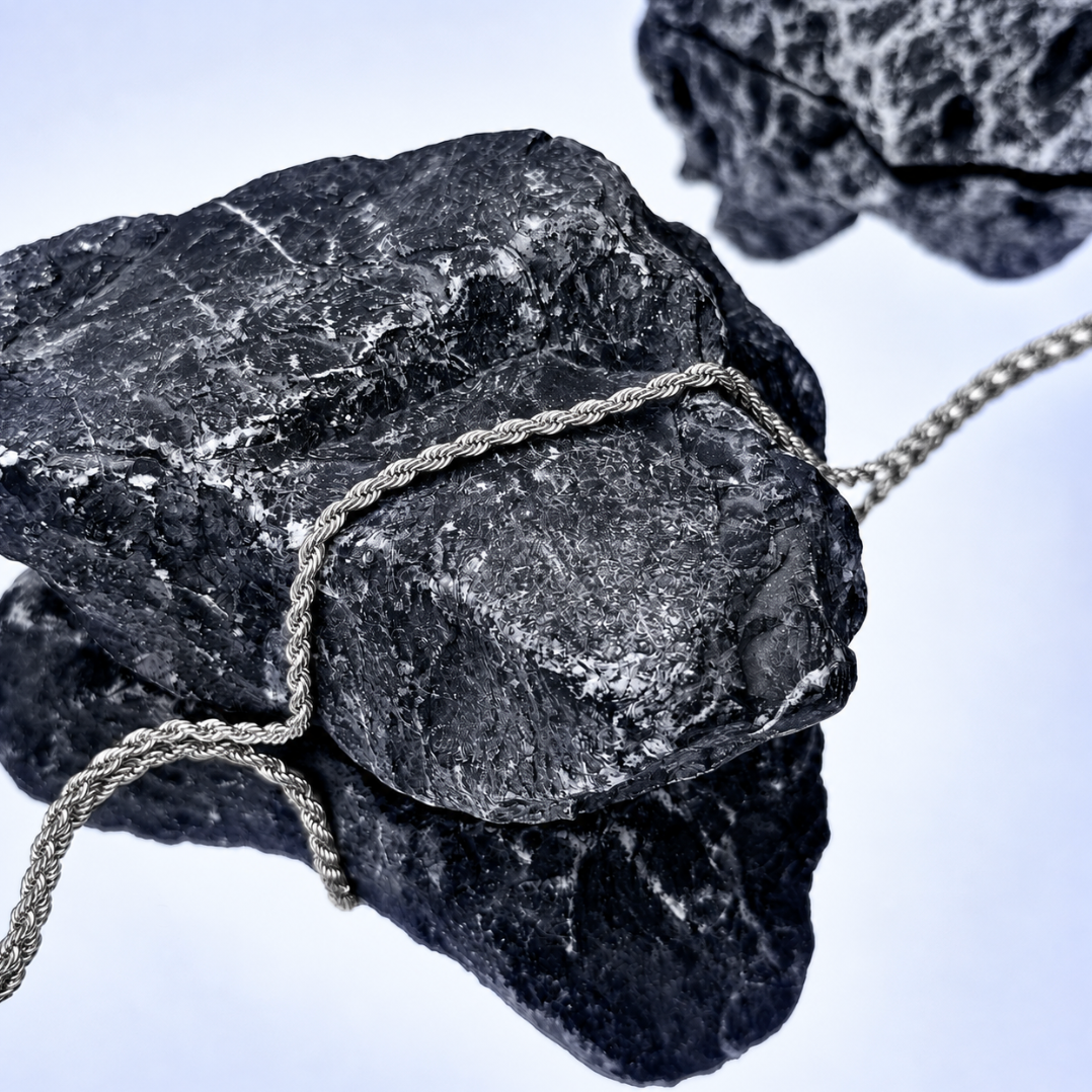 【GH06】Torque Rope Necklace S925
