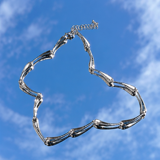 【GH07】Liquid Drop Necklace S925