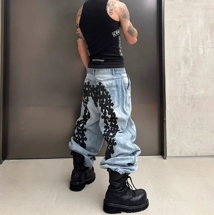 【GR80】Back Cross Pants