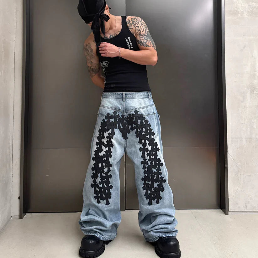 【GR80】Back Cross Pants