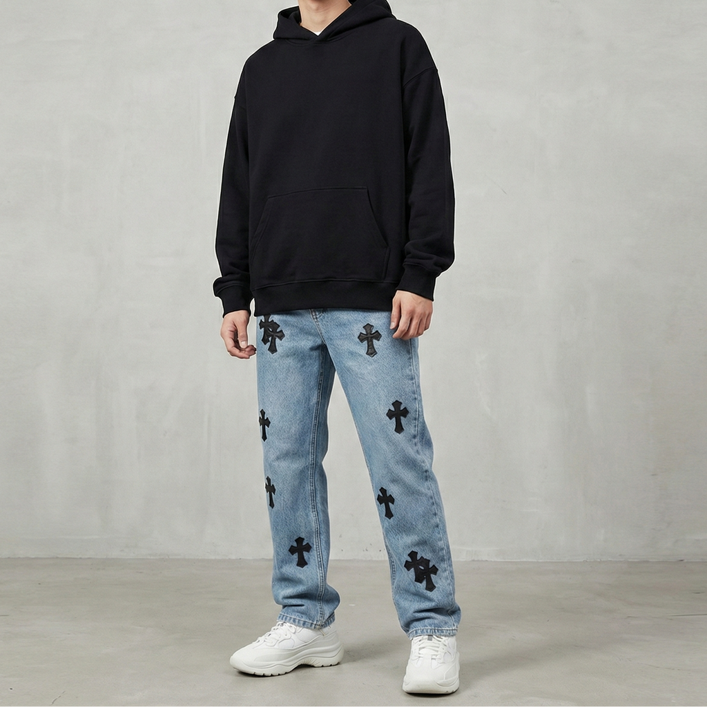 【GR48】Cross Denim Blue