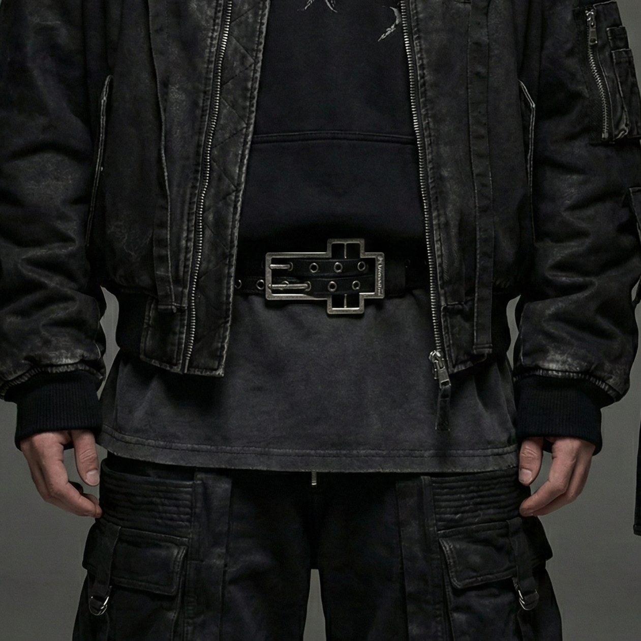 【GR109】Cross Frame Grommet Belt