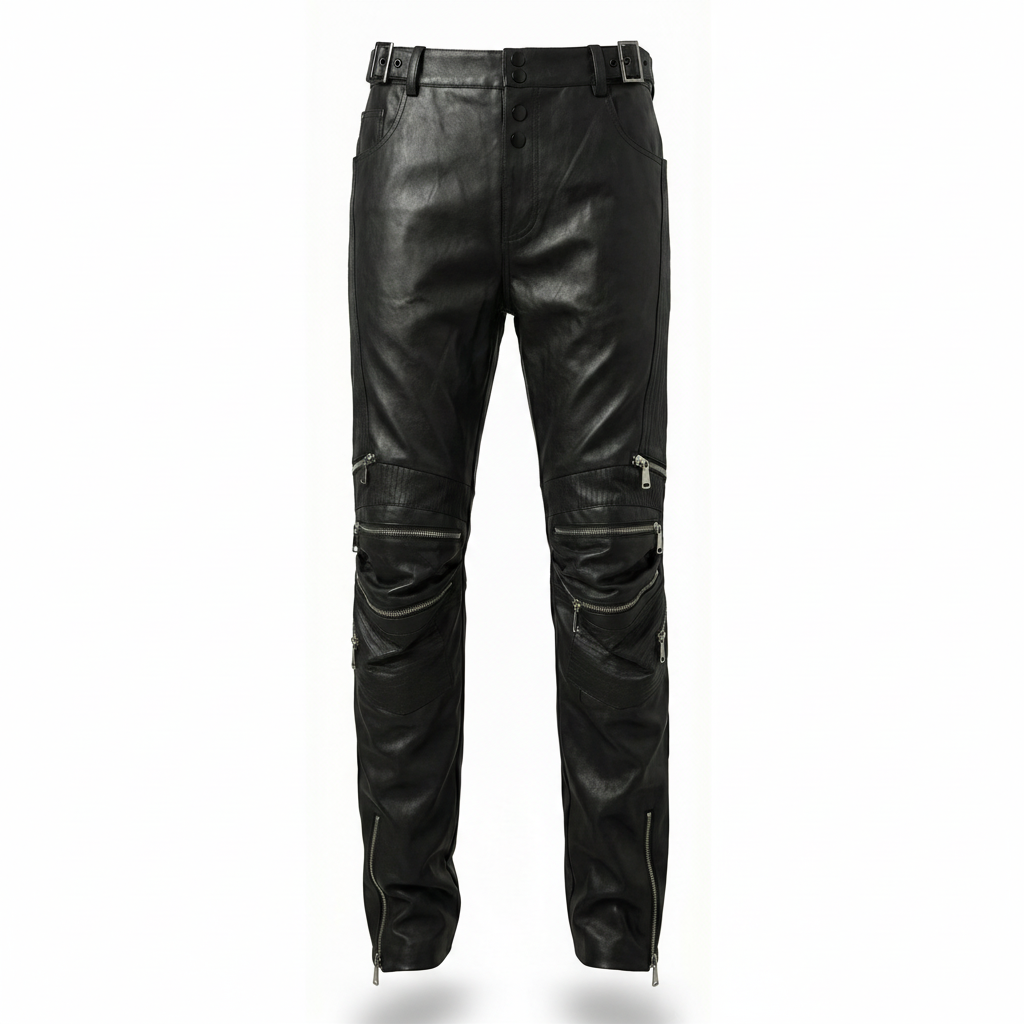 【GR79】Silent Leather Pants