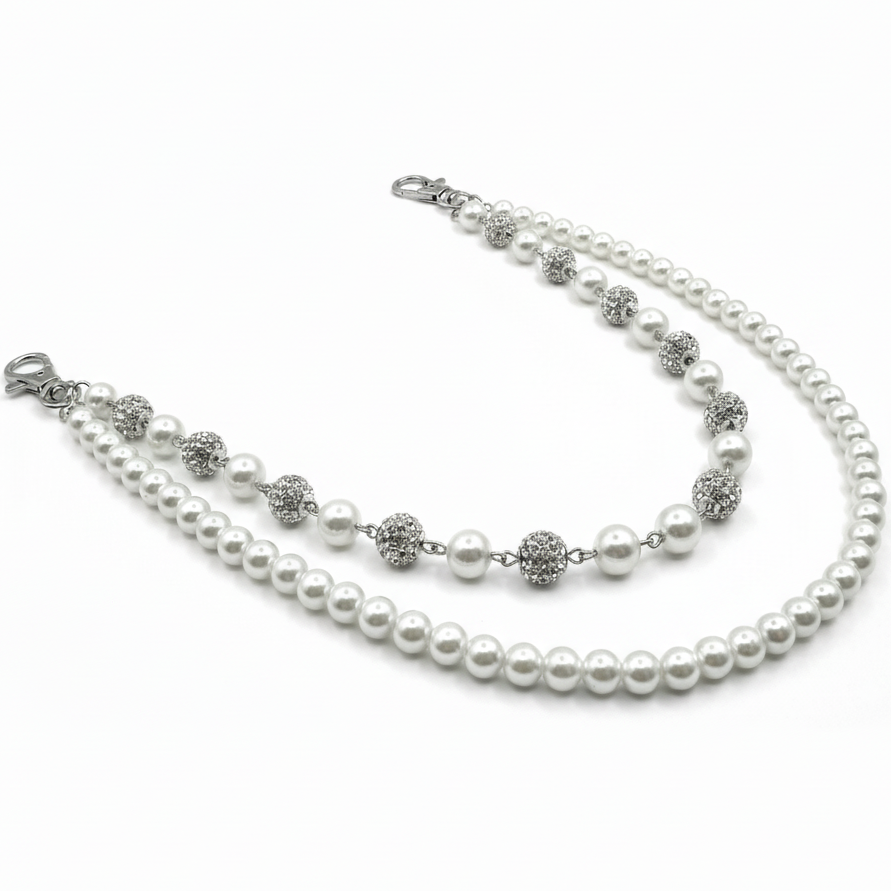 【GR102】Frostbound Pearl Chain