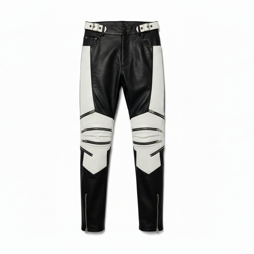 【GR79】Silent Leather Pants