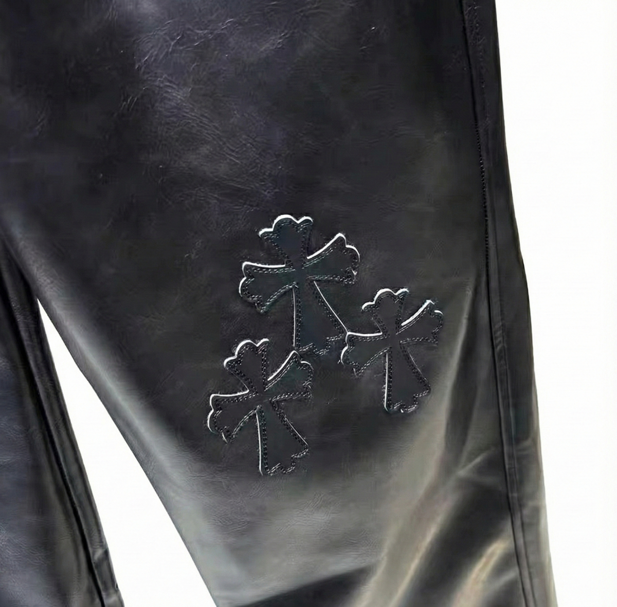 【GR84】 Black Cross Leather